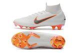 NIKE Mercurial Superfly VI 360 Elite FG White Orange - studzsupply