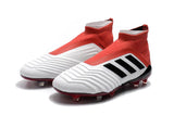 Adidas Predator FG Studded Football Shoes Red/Black/white