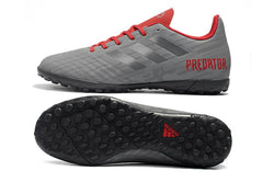 Adidas Predator Accelerator TF spike soccer shoes Gray/Red