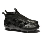 Adidas ACE 16+ Purecontrol FG/AG Soccer Cleats All Black - studzsupply