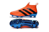 Adidas ACE 16+ Purecontrol FG/AG Soccer Cleats Dark Blue Orange Black - studzsupply