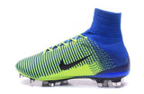 Nike Mercurial Superfly V FG Soccer Cleats Green Blue Black - studzsupply
