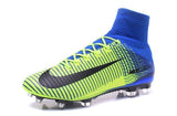 Nike Mercurial Superfly V FG Soccer Cleats Green Blue Black - studzsupply