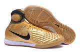 Nike MagistaX Proximo II IC Soccer Shoes Gold Black - studzsupply