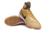 Nike MagistaX Proximo II IC Soccer Shoes Gold Black - studzsupply