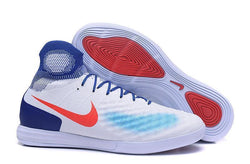 Nike MagistaX Proximo II IC Soccer Shoes White Blue Red - studzsupply