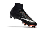 Nike Hypervenom Phantom III DF FG Soccer Cleats Black Metallic Silver - studzsupply
