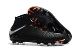 Nike Hypervenom Phantom III DF FG Soccer Cleats Black Metallic Silver - studzsupply