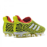 Adidas Glitch Skin 17 FG Soccer Shoes Fluorescent Green White Red - studzsupply