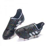 Adidas Glitch Skin 17 FG Soccer Shoes Core Black Solar Red White - studzsupply