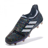 Adidas Glitch Skin 17 FG Soccer Shoes Core Black Solar Red White - studzsupply