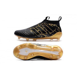 Adidas Ace 17+ Purecontrol FG Soccer Cleats Black Golden - studzsupply