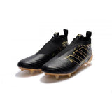 Adidas Ace 17+ Purecontrol FG Soccer Cleats Black Golden - studzsupply