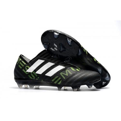 Adidas Nemeziz 17.1 FG Soccer Shoes Black White Yellow - studzsupply