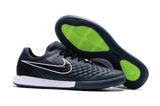 Nike MagistaX Finale II IC Soccer Shoes Black Green - studzsupply