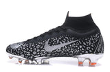 Nike Mercurial Superfly VI Elit FG Black White Leopard High Cut - studzsupply