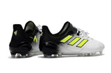 Adidas ACE 17.1 Leather FG Soccer Cleats Fluorescent Green White Black - studzsupply
