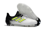 Adidas ACE 17.1 Leather FG Soccer Cleats Fluorescent Green White Black - studzsupply