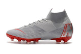 NIKE Mercurial Superfly VI 360 Elite AG High Cut Silver Red - studzsupply