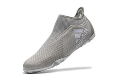 Adidas Tango IC Flat Soccer Shoes Gray/White