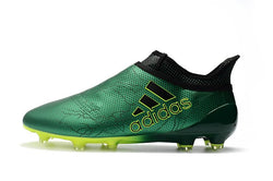 Adidas X Series FG Thunderstorm Storm  Football  Cleats Green/Yellow/Black