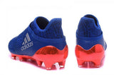 Adidas X 16+ Purechaos FG/AG Soccer Cleats All Blue Solar Red - studzsupply