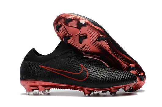 Nike Mercurial Vapor Flyknit Ultra FG Soccer Cleats Black Wine Red - studzsupply