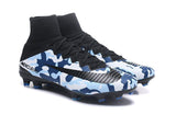 Nike Mercurial Superfly V FG Soccer Cleats Military Camouflage Blue - studzsupply