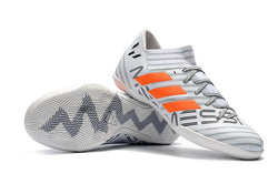 Adidas Nemeziz Series IC Indoor Flat Soccer Shoes White/Gray/Orange