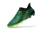 Adidas X Series FG Thunderstorm Storm  Football  Cleats Green/Yellow/Black