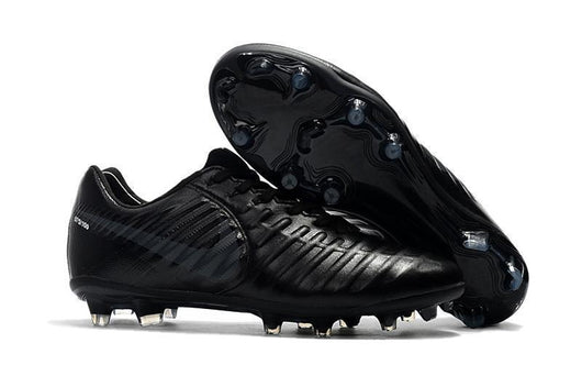 Nike Tiempo Legend VII FG Soccer Cleats All Black - studzsupply