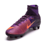 Nike Mercurial Superfly V AG Soccer Cleats Purple Bright Citrus - studzsupply