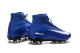 Nike Mercurial Superfly V AG Soccer Cleats Blue White - studzsupply