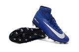 Nike Mercurial Superfly V AG Soccer Cleats Blue White - studzsupply