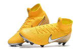NIKE Mercurial Superfly VI 360 Elite Neymar FG Yellow White High Cut - studzsupply