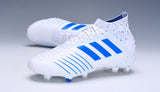 Adidas Predator 19.1 FG White Blue - studzsupply