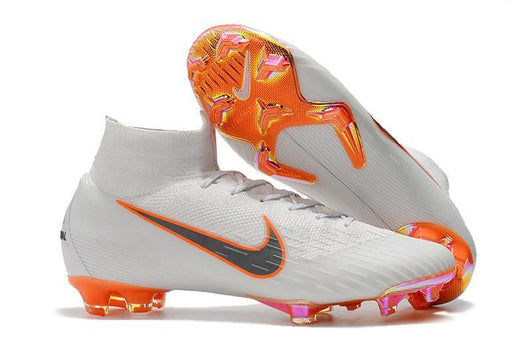 NIKE Mercurial Superfly VI 360 Elite FG White Orange - studzsupply