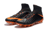 Nike Hypervenom Phantom III DF FG Soccer Cleats Black Orange - studzsupply