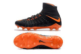 Nike Hypervenom Phantom III DF FG Soccer Cleats Black Orange - studzsupply