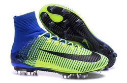Nike Mercurial Superfly V FG Soccer Cleats Green Blue Black - studzsupply