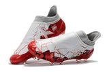 Adidas X 17+ Purechaos FG Soccer Cleats White Solar Red - studzsupply