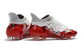Adidas X 17+ Purechaos FG Soccer Cleats White Solar Red - studzsupply