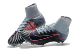 Nike Mercurial Superfly V FG Soccer Cleats Black Grey Chrome - studzsupply