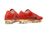 Nike Mercurial Vapor Flyknit Ultra FG Soccer Cleats Red Golden - studzsupply