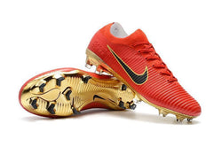 Nike Mercurial Vapor Flyknit Ultra FG Soccer Cleats Red Golden - studzsupply