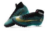 Nike Mercurial SuperflyX VI Elite CR7 Turf Soccer Cleats Clear Jade - studzsupply
