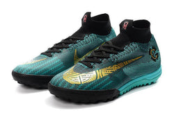 Nike Mercurial SuperflyX VI Elite CR7 Turf Soccer Cleats Clear Jade - studzsupply
