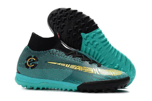 Nike Mercurial SuperflyX VI Elite CR7 Turf Soccer Cleats Clear Jade - studzsupply