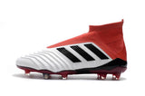 Adidas Predator FG Studded Football Shoes Red/Black/white