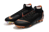 Nike Mercurial Superfly VI 360 Elite FG Soccer Cleats Black Orange - studzsupply